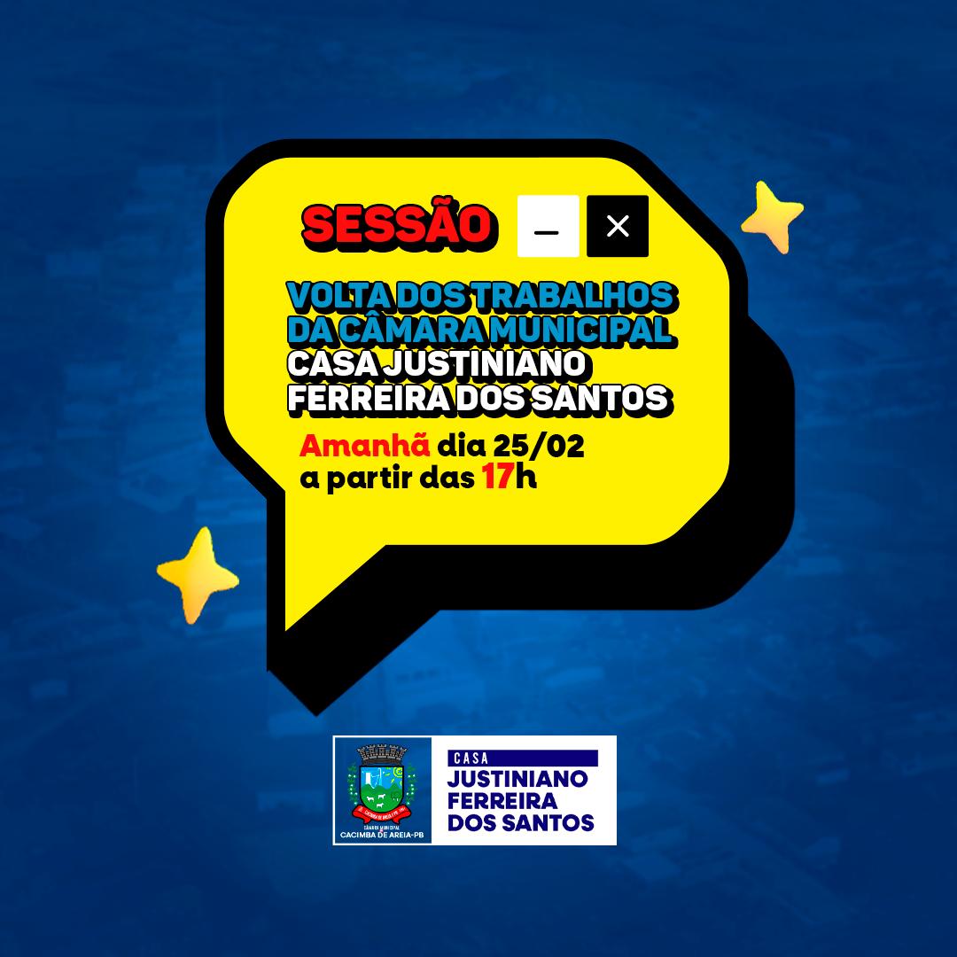 CM de Vereadores de Cacimba de Areia dará início as atividades do Ano Legislativo 2025