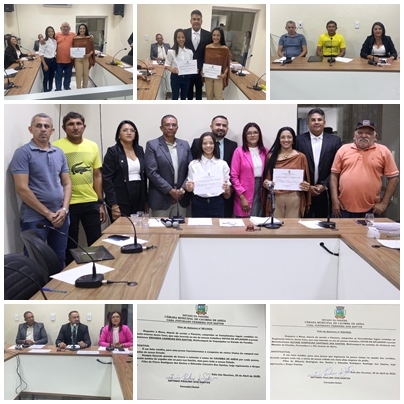 CM de Vereadores de Cacimba de Areia vota projetos e entrega Voto de Aplauso as primas Paulino